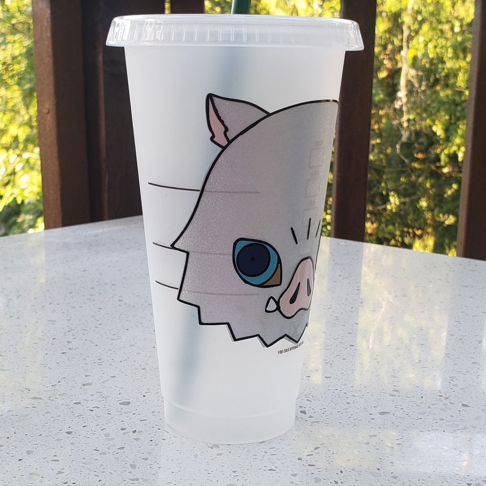 Customized Inosuke tumbler - Picture 3 of 4